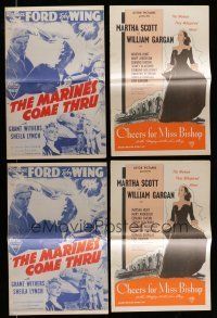 7d062 LOT OF 48 PRESSBOOKS '30s-50s great advertising images from a variety of different movies!