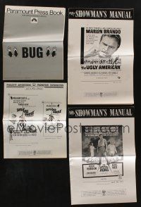 7d067 LOT OF 20 CUT PRESSBOOKS '60s-70s great advertising from a variety of different movies!