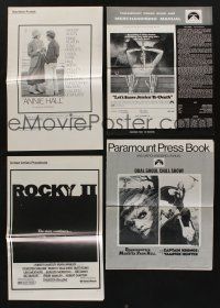 7d069 LOT OF 17 UNCUT PRESSBOOKS '60s-70s great advertising images from a variety of movies!