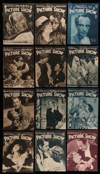 7d079 LOT OF 52 PICTURE SHOW 1934 ENGLISH MAGAZINES '34 filled with movie images & information!