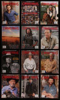 7d090 LOT OF 17 COWBOYS & INDIANS MAGAZINES '13-15 the premiere magazine of the West!