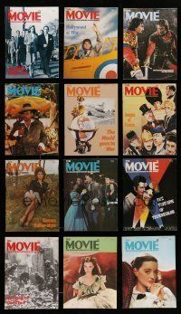 7d092 LOT OF 25 MOVIE #1-25 ENGLISH MAGAZINES '79-80 The Illustrated History of the Cinema!