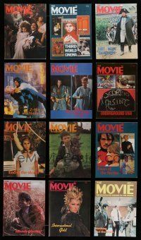 7d093 LOT OF 24 MOVIE #51-74 ENGLISH MAGAZINES '80-81 The Illustrated History of the Cinema!