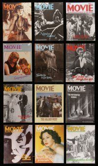 7d095 LOT OF 22 MOVIE #101-125 ENGLISH MAGAZINES '81-82 The Illustrated History of the Cinema!