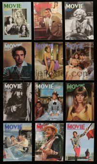 7d096 LOT OF 20 MOVIE #128-152 ENGLISH MAGAZINES '82 The Illustrated History of the Cinema!