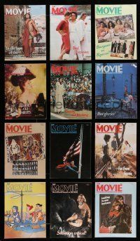 7d097 LOT OF 19 MOVIE #75-100 ENGLISH MAGAZINES '81 The Illustrated History of the Cinema!