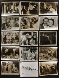 7d136 LOT OF 55 8x10 STILLS '40s-60s great scenes from a variety of different movies!