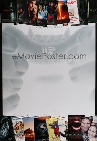 7d208 LOT OF 20 UNFOLDED DOUBLE-SIDED MOSTLY HORROR/SCI-FI 27x40 ONE-SHEETS '90s-00s cool images!