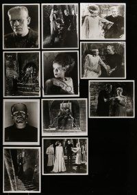 7d126 LOT OF 11 BRIDE OF FRANKENSTEIN REPRO STILLS '80s best images of the Karloff & Lanchester!