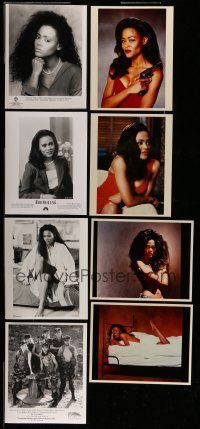 7d105 LOT OF 115 ROBIN GIVENS COLOR AND BLACK & WHITE PUBLICITY AND REPRO PHOTOS '80s portraits!