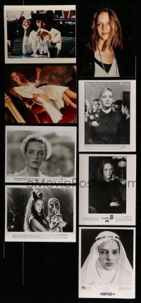 7d111 LOT OF 75 UMA THURMAN COLOR AND BLACK & WHITE PUBLICITY AND REPRO PHOTOS '80s portraits!