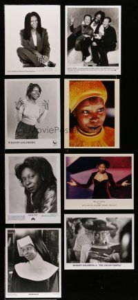 7d104 LOT OF 115 WHOOPI GOLDBERG COLOR AND BLACK & WHITE PUBLICITY AND REPRO PHOTOS '80s cool!