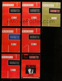 7d088 LOT OF 7 BOX OFFICE BAROMETER EXHIBITOR MAGAZINES '69-76 filled with info for exhibitors!