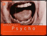 7f553 PSYCHO British quad R90s Janet Leigh screaming in shower, Anthony Perkins, Alfred Hitchcock