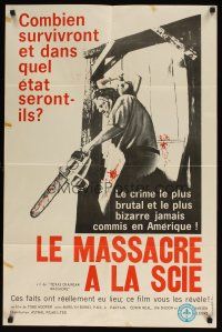 7f003 TEXAS CHAINSAW MASSACRE French Canadian '74 Tobe Hooper cult classic slasher horror!