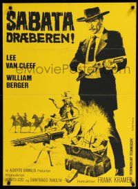 7f683 SABATA Danish '69 Lee Van Cleef, the man with gunsight eyes comes to kill!