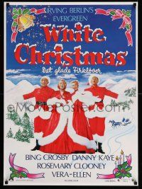7f707 WHITE CHRISTMAS Danish R60s Bing Crosby, Danny Kaye, Clooney, Vera-Ellen, musical classic!