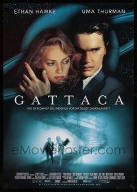 7f164 GATTACA DS German '98 Ethan Hawke, Uma Thurman, there is no gene for the human spirit!