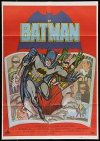 7f404 BATMAN Spanish '79 DC Comics, great art of Adam West & Burt Ward w/villains!