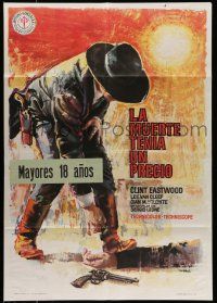 7f440 FOR A FEW DOLLARS MORE Spanish '66 completely different spaghetti western art by Mac!