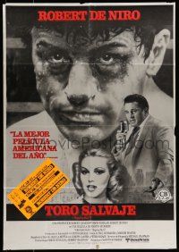 7f464 RAGING BULL Spanish '80 Martin Scorsese, Kunio Hagio art of boxer Robert De Niro!
