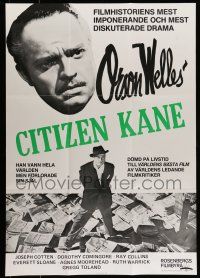 7f067 CITIZEN KANE Swedish R83 cool completely different images of Orson Welles and money!