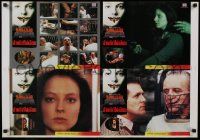 7f230 SILENCE OF THE LAMBS Thai poster '91 Foster & Hopkins, cool completely different images!