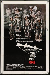 7h099 BIG RED ONE 1sh '80 directed by Samuel Fuller, Lee Marvin, Mark Hamill in WWII!