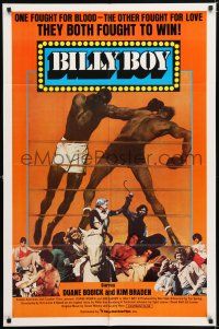 7h105 BILLYBOY int'l 1sh '79 real life boxer Duane Bobick, cool boxing artwork!