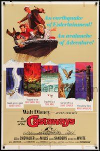 7h423 IN SEARCH OF THE CASTAWAYS 1sh R78 Jules Verne, Hayley Mills in an avalanche of adventure!
