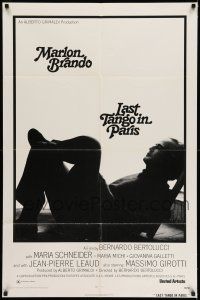 7h483 LAST TANGO IN PARIS 1sh '73 Marlon Brando, Maria Schneider, Bernardo Bertolucci!