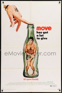 7h588 MOVE 1sh '70 best Elliott Gould in Coke bottle art, it's got a lot to give!