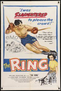 7h668 RING 1sh '52 Rita Moreno, Mexican boxing, I was slaughtered to please the crowd!