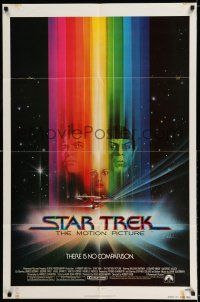 7h740 STAR TREK advance 1sh '79 art of William Shatner, Leonard Nimoy, there is no comparison!