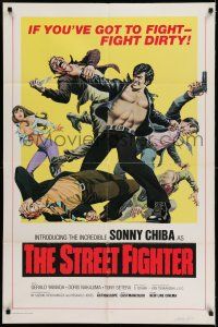 7h767 STREET FIGHTER 1sh '74 Gekitotsu! Satsujin ken, Sonny Chiba, martial arts action!