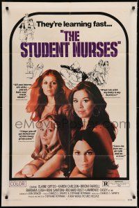 7h771 STUDENT NURSES 1sh '70 ultra sexy hospital gals who are learning fast!