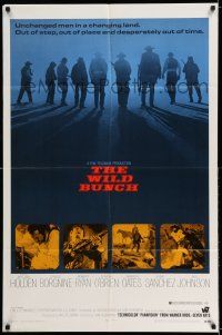 7h975 WILD BUNCH 1sh '69 Sam Peckinpah cowboy classic starring William Holden & Ernest Borgnine
