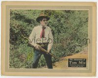 7j060 ADVENTURES OF TOM MIX LC '20s close up of him with rifle, compilation from Selig westerns!