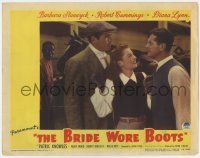 7j104 BRIDE WORE BOOTS LC '46 Barbara Stanwyck between Robert Cummings & Knowles, Willie Best!