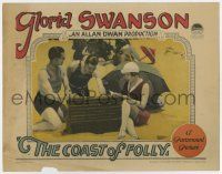 7j139 COAST OF FOLLY LC '25 Gloria Swanson plays mother & daughter in inheritance drama, lost film!