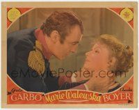 7j144 CONQUEST LC '37 Greta Garbo as Marie Walewska just wants to love Charles Boyer as Napoleon!
