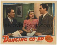 7j163 DANCING CO-ED LC '39 super young Lana Turner between Roscoe Karns & Richard Carlson!