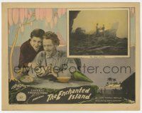 7j207 ENCHANTED ISLAND LC '27 Henry B. Walthall is shipwrecked on tropical island with daughter!