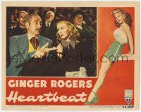 7j290 HEARTBEAT LC '46 close up of Adolphe Menjou holding his hand out to Ginger Rogers!