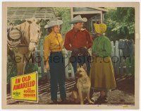 7j323 IN OLD AMARILLO LC #3 '51 Roy Rogers, Penny Edwarsd, Trigger & German Shepherd dog!