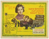 7j331 INN OF THE SIXTH HAPPINESS TC '59 Ingrid Bergman & Curt Jurgens in World War II China!