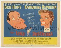 7j336 IRON PETTICOAT TC '56 great art of Bob Hope & Katharine Hepburn, they're hilarious together!
