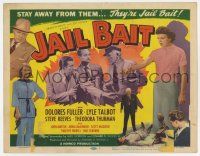 7j343 JAIL BAIT TC '54 Ed Wood cult classic, stay away from bad girl Dolores Fuller!
