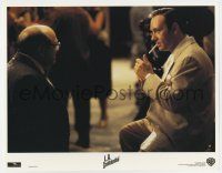 7j385 L.A. CONFIDENTIAL LC '97 Danny DeVito looks at Kevin Spacey about to light his cigarette!