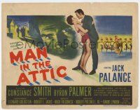 7j457 MAN IN THE ATTIC TC '53 Jack Palance in the petrifying story of Jack the Ripper!